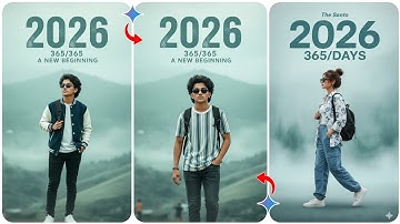 Happy New Year 2026 AI Photo Editing | New Year 2026 Viral AI Photo Edits - Mayank Editz 🔥