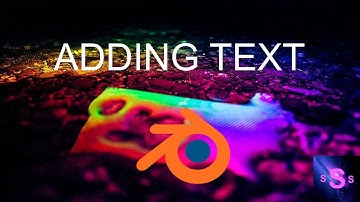 How to add, edit and delete text in Blender 2.8 [Syndrome Tech]