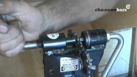 chainsawbars.co.uk - breaking and mending a chainsaw chain