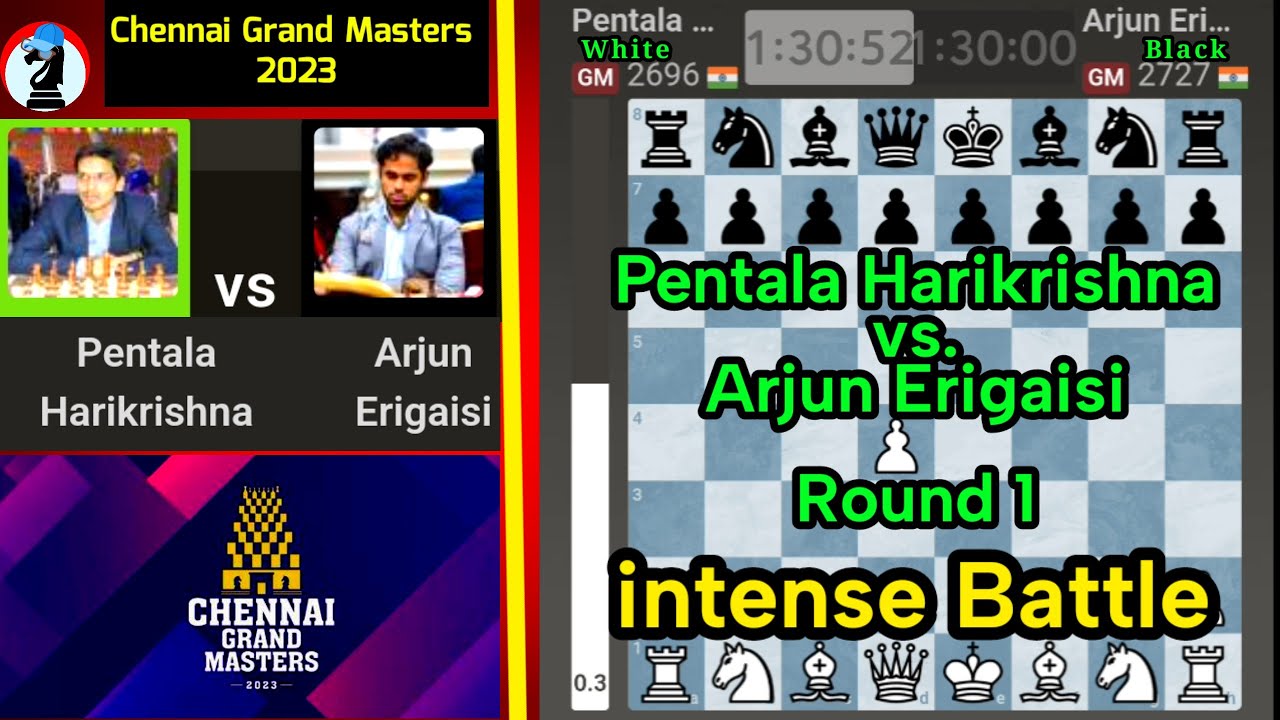 Chennai Grand Masters 2023: Harikrishna, Sjugirov In Joint Lead After Day  Of Fierce Fights 