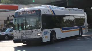 The Bee line System W4 Bus To Getty Square via Central Ave Mosholu Pkwy