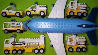 LEGO DUPLO JUMBO JET AIRPORT & SPECIAL VEHICLES / 레고 듀플로 점보 제트기 공항과 특수차향들