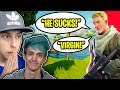 12 YEAR OLD ROASTS NINJA & ME IN FORTNITE BATTLE ROYALE