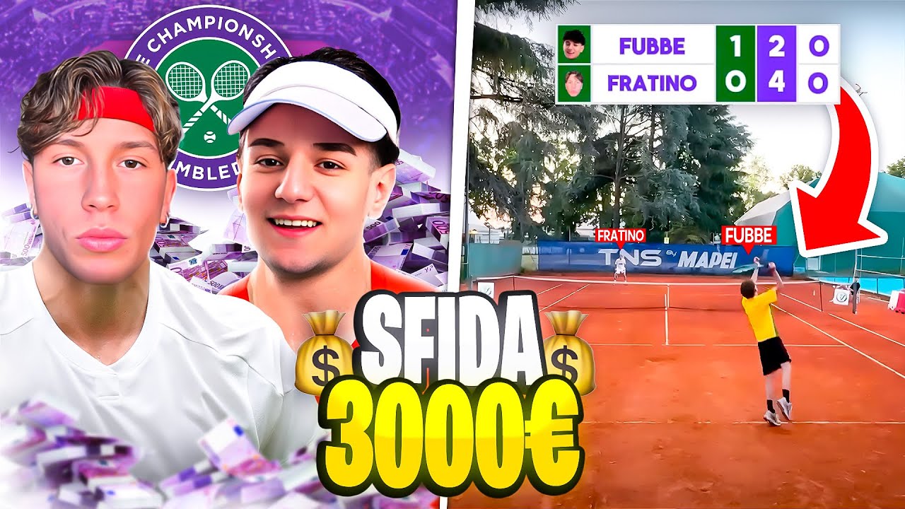 3.000€ BUTTATI?!💸 La SFIDA a TENNIS PIÙ COSTOSA di SEMPRE 😱