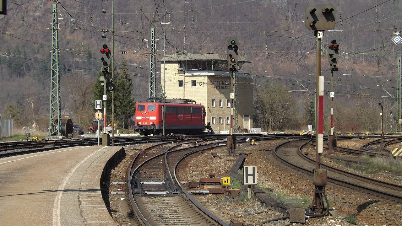 Zugsichtungen / Filstalbahn I / Geislingen (Steige) 2014-03-28 HD