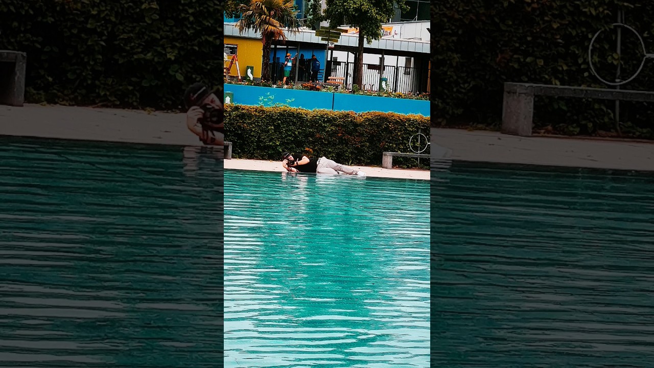 Badewannen Rennen Freibad 