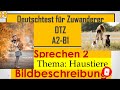 DTZ / B1 | Sprechen 2 | Bildbeschreibung | Haustiere | with subtitles مترجم