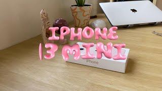 iphone 13 mini unboxing in 2023 pink 🌸 | aesthetic unboxing