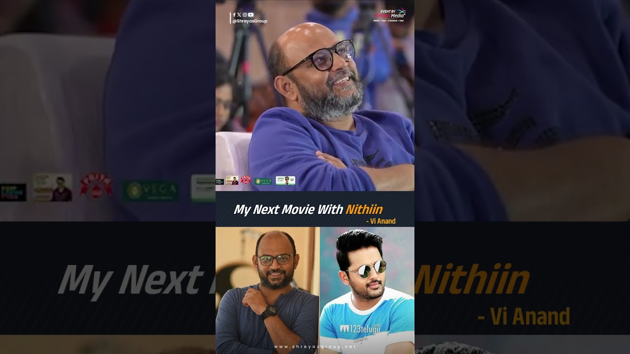 My Next Movie With Nithiin - VI Anand | 12A Railway Colony Pre-Release Even | Shreyas Media