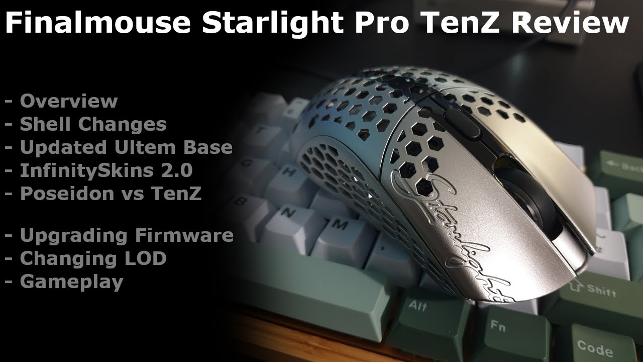 Finalmouse Starlight Pro TenZ Review - Features, Side by Side, Changing LOD  and Firmware
