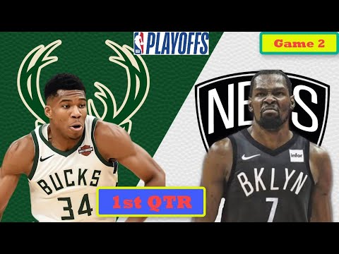 Brooklyn Nets Vs Milwaukee Bucks Full Highlights 1st Quarter Game 2 Nba Playoffs 2021 Youtube