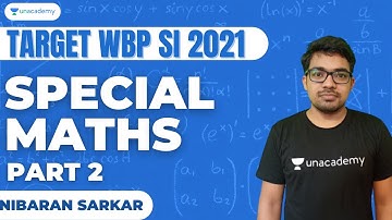 Target WBP SI 2021 | SPECIAL MATHS :CLASS-2 | Nibaran Sarkar  | WBPSC Simplified