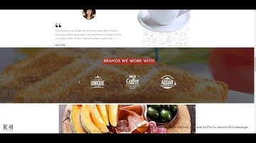 Restaurant Landing Page By Elementor