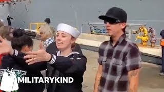 Sailor Waited Months For This Precious Hug | Militarykind Sailor Waited Months For This Precious Hug | Militarykind