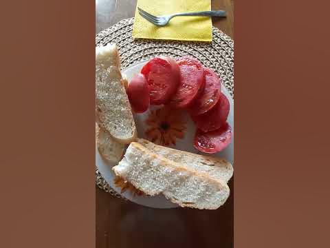 Бакинские🍅 #помидоры #хлеб #бакинцы #ужинбыстро #вкусно # ...