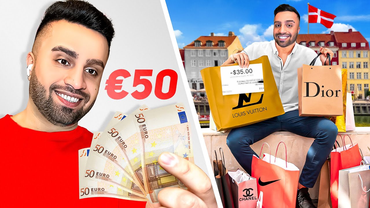 چالش یک روز  با ۳ میلیون توی دانمارک 😢 | ورشکست شدم😢