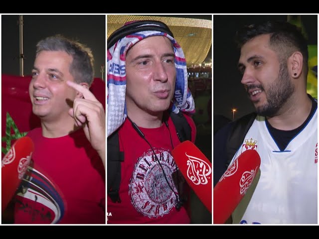 مشجعو صربيا في الدوحة: نحن نؤمن بالفوز على البرازيل