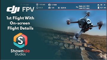 DJI FPV - First Flight with On-screen Flight Details