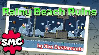 Super Mario Construct: Rainy Beach Ruins by Xen Bustamante