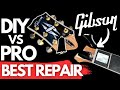 Gibson headstock repair pro vs diy