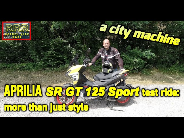 Aprilia SR GT 125 Sport test ride: more than just style 