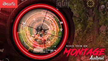 PUBG Thumbnail in Android Glowing Circle Effect | Tutorial in Telugu | PicsArt , lightroom used