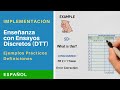 Enseñanza con Ensayos Discretos / Discrete Trial Training (DTT) Español (Practical)