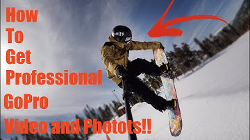 How To Get Professional GoPro Selfie Photos and Videos!! - (Snowboarding or Skiing)