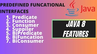 3.2 Predefined Functional Interfaces | What are the predefined Functional Interfaces