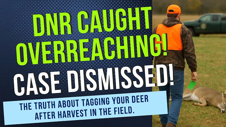 ⭐ Michigan Hunter CLEARED After DNR Wrongly Issued Tagging Violation Citation