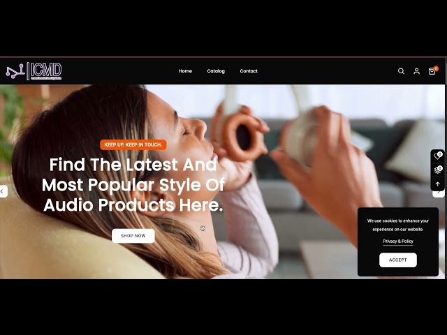 ICMD - Shopify高端音響設備模版,用視頻幻燈片招攬更多關注,讓客戶更易了解產品及服務。 ICMD - Shopify高端音響設備模版,用視頻幻燈片招攬更多關注,讓客戶更易了解產品及服務。