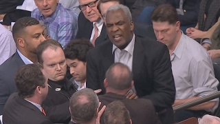 Former Knick Charles Oakley Arrested for Fight in Stands! Clippers vs Knicks
