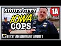 TRIGGERED BANK KAREN CALLS 911 !! Sioux City Iowa - First Amendment Audit - Amagansett Press