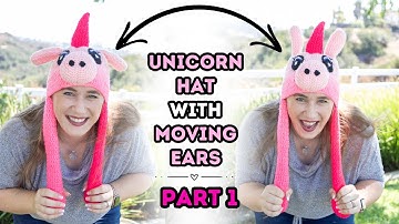 How to Crochet the Unicorn Hat with Moving Ears - Part 1 of the HAPPY HEADS Mystery Crochet Along