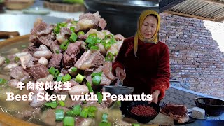 Beef Stew with Peanuts  halal|Muslim Chinese Food | BEST Chinese halal food recipes|牛肉炖花生