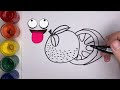 Bolalar Uchun limon chizish/ Drawing lemon for children with kids song / Рисунок лимон для детей