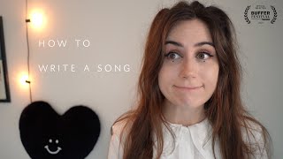 Video thumbnail of "how to write a song"