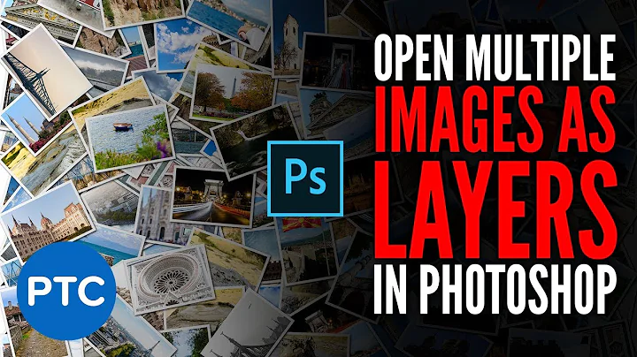 Open MULTIPLE Images as Layers In Photoshop [Quick & Easy]