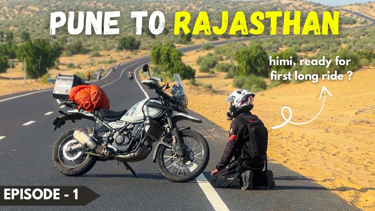 PUNE To UDAIPUR Bike Ride | 900Km Of Pure Adventure on Himalayan 450 | Episode - 1