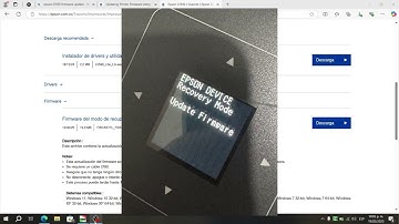 Solución Impresora EPSON Device Recovery Mode UPDATE FIRMWARE