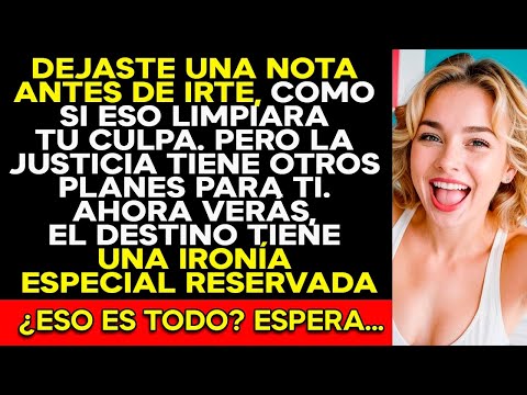 MI ESPOSO PROVOCÓ MI COMA. FALLECIÓ Y DEJÓ UNA NOTA: 'ASUMIRÉ LA RESPONSABILIDAD'. ¿QUÉ SIGUE?