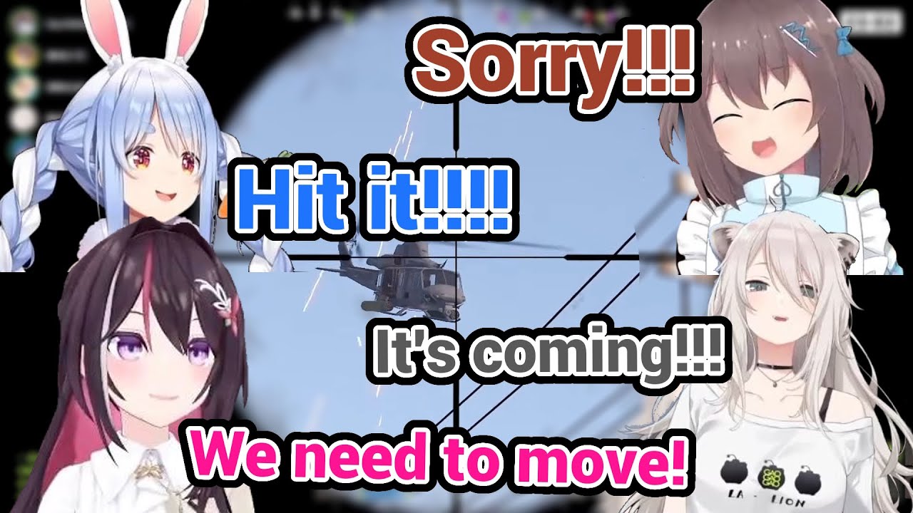 (All POV) PVE Finale, Pekora Made The Whole Server Fight The Patrol Helicopter in HoloRust!!!