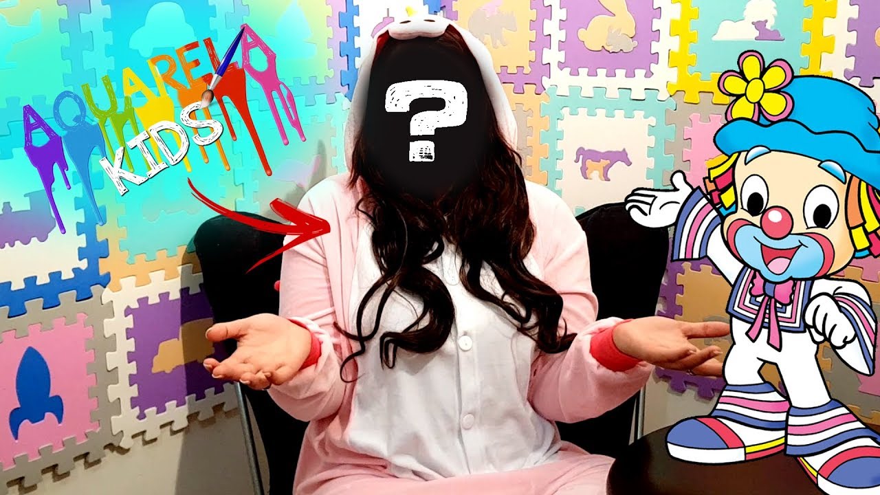 AQUARELA KIDS REVELA SEU ROSTO E BRINCA DE: O QUE É O QUE É