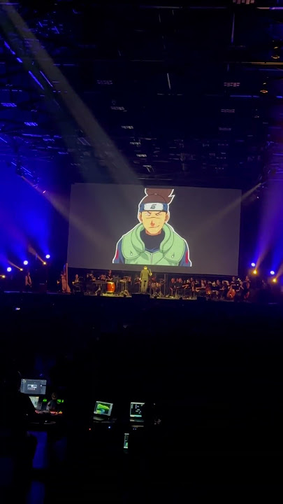 Naruto em concerto cinematográfico sinfónico no Dôme de Paris em outubro de  2023 