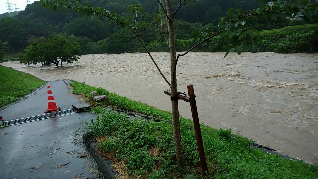 佐賀豪雨 佐賀市 嘉瀬川 避難判断水位超過 あと90cmで氾濫危険水位へ Youtube