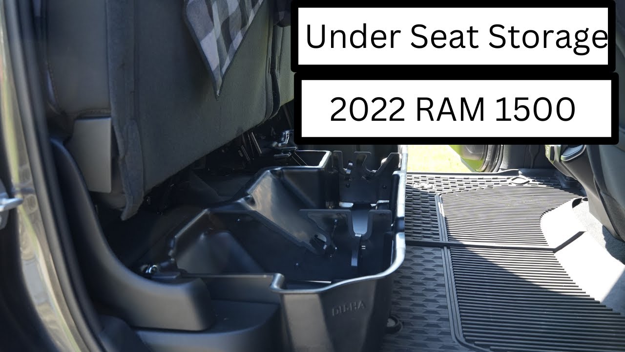 Under Seat Storage 2022 RAM 1500 (Adventure RAM) YouTube