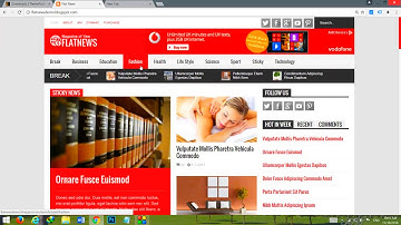 របៀបបង្កើត Website ពត៌មានស្អាតទាក់ទាញ Creating an attractive looking news website with Blogspot