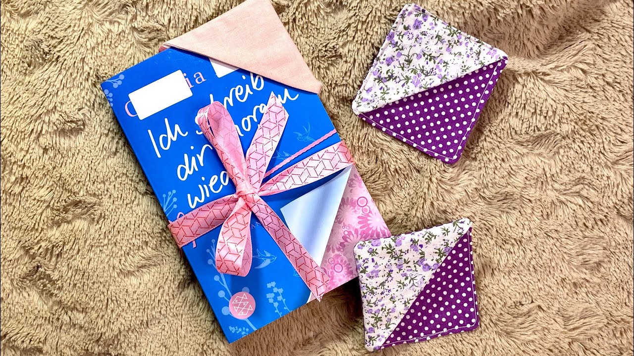 Lesezeichen nähen- Nähen mit Stoffresten- Tolle Geschenkidee oder kleines Mitbringsel 😍