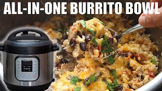 Instant Pot Chicken Burrito Bowl (Better than TakeOut!)