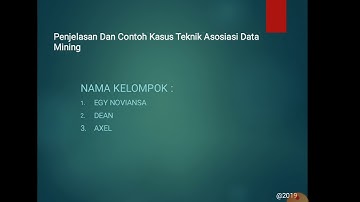 Asosiasi data mining